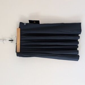 New Mariia Pull On Rehearsal Midi Skater Dance Ballet Skirt XL Navy Blue